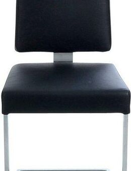 K+W Komfort & Wohnen Freischwinger, stabiles Hochkantgestell, in Leder oder Microfaser