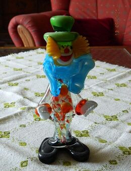 Bildhübscher Clown aus Muranoglas, Glas, Murano, Figur - Essen