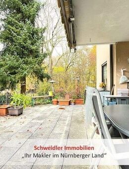 XL-Terrasse mit Waldblick: Die 3-Zimmer-Wohnung in Lauf für alle, die Ruhe UND Stadt wollen - Lauf (Pegnitz)