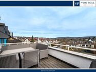 Wie ein eigenes Haus! Großzügige Maisonette mit Fernblick, Dachterrasse, Kamin, EBK, Garage u.v.m. - Usingen