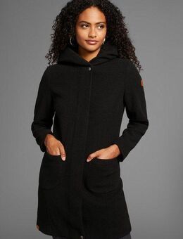 KangaROOS Kurzmantel mit großer Kapuze und mit Fleece gefüttert