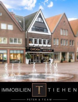 Marktplatzperle mit Tiefgang: Wohn- und Geschäftshaus mit eigenen Parkplätzen + Tiefgarage in Meppen - Meppen