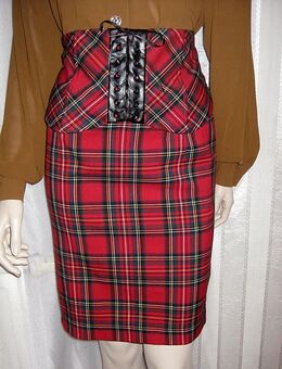 Bleistiftrock im Schotten Style Gr.36 - Worms