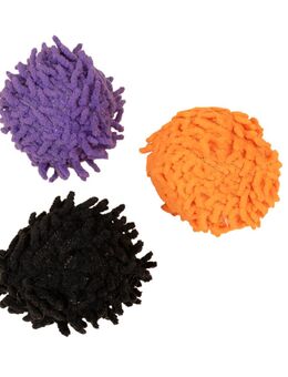 TIAKI Pompom Ball-Set Halloween mit Katzenminze - 3 Stück