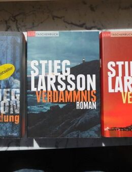 Stieg Larsson: Verblendung+Verdammnis+Vergebung. Lisbeth Salander, Mikael Blomkvist, Bestseller, 3 Bücher zus.3,- - Flensburg