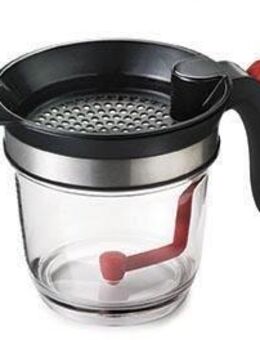 Cuisipro Fetttrennkanne, Kunststoff, mit Bodenventil