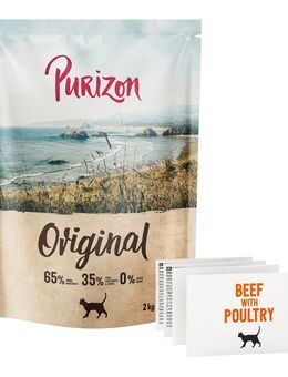 Purizon Original Rind mit Huhn - getreidefrei - NEU: 2 kg