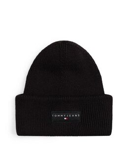 Tommy Jeans Beanie TJM LINEAR in Grobstrick, mit Umschlag