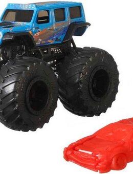 Hot Wheels Spielzeug-Monstertruck Monster Trucks Die-Cast, (Set, 2-tlg), im Maßstab 1:64, sortiert
