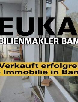 BAMBERG-OST-NÄHE STADION: 3-ZIMMER-WOHNUNG(=ca.63m2)+BAD MIT FENSTER+ BALKON FÜR 154.000,-EURO - Bamberg