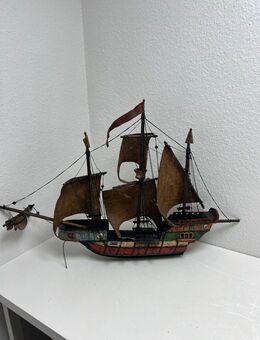 ~ Schiff, Holzschiff Segelschiff 1493 Santa Maria - Überlingen Zentrum