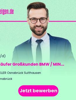 Verkäufer Großkunden BMW / MINI (m/w/d) - Osnabrück