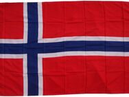 XXL Flagge Norwegen 250 x 150 cm Fahne mit 3 Ösen 100g/m² Stoffgewicht Hissflagge - Schwalmstadt Zentrum