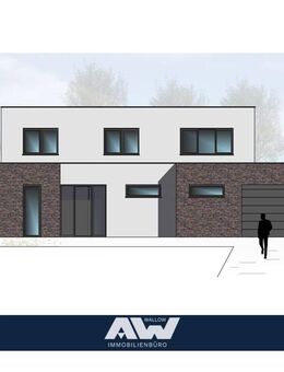 Exklusives Architektenhaus im Rohbau - Wohnen am Promenadentief in Wiesmoor! - Wiesmoor