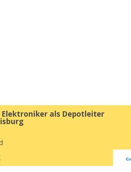 Elektriker / Elektroniker als Depotleiter (m/w/d) Duisburg - Duisburg