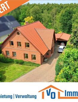 Familientraum im Herzen von Wiesmoor: Gepflegtes Einfamilienhaus mit Doppelcarport in Toplage - Wiesmoor