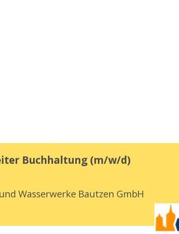 Sachbearbeiter Buchhaltung (m/w/d) - Bautzen