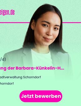 Leitung der Barbara-Künkelin-Halle (m/w/d) - Schorndorf (Baden-Württemberg)