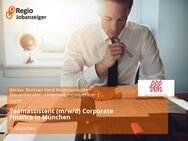 Teamassistent (m/w/d) Corporate Finance in München - München