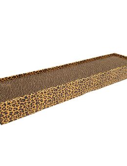 Croci Kratzbrett Home Decor Leopard - L 48 x B 12,5 x H 5 cm