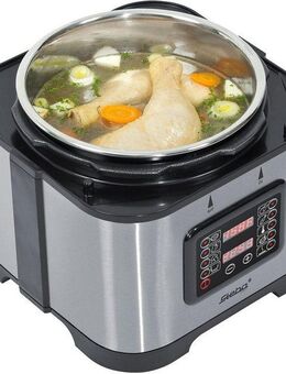 Steba Dampfdruck-Kocher DD 1, 800 W, 9 Automatikprogramme, 5 Liter Schüssel