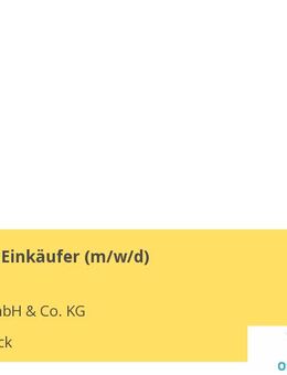 Operativer Einkäufer (m/w/d) - Osnabrück
