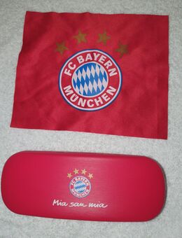 Brillenetui mit Brillenputztuch, FC Bayern, unbenutzt - Eisenberg (Bayern)