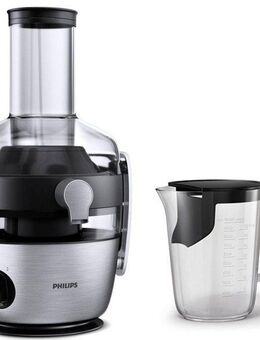 Philips Entsafter HR1921/20 Avance, 1100 W, mit GeoTech Sieb, QuickClean und Vorspülfunktion