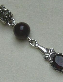 Granatanhänger, 925 Silber - Stemmen