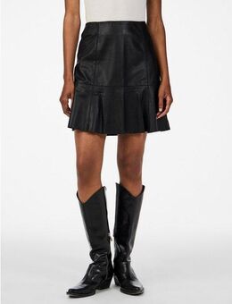 Y.A.S Lederrock YASCOLLY MW NAPLON LEATHER SKIRT NOOS