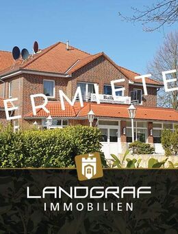 V E R M I E T E T ! Wohnen und Genießen: 3-Zimmer-Wohnung mit Balkon über Restaurant im Erdgeschoss! - Harpstedt