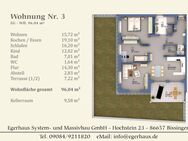 Moderne EG-Wohnung mit Terrasse und Garten – Neubauprojekt WHG NR. 3 - Bissingen