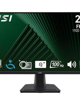 MSI PRO MP245G LED-Monitor (60,5 cm/24 ", 1920 x 1080 px, Full HD, 1 ms Reaktionszeit, 100 Hz, IPS-LED, neigbar, 3 Jahre Herstellergarantie)