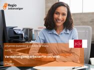 Verwaltungsmitarbeiter*in (m/w/d) - Mainz