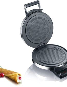 Graef Waffeleisen Hörncheneisen HE 80, Edelstahl matt, 850 W