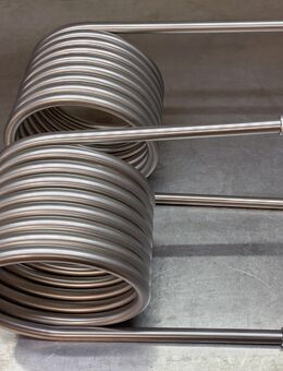 Edelstahl Spirale Edelstahlspirale Kühlspirale Inox Wärmetauscher Ø 20 cm - 6 Meter - Wietmarschen