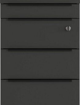 GERMANIA Rollcontainer Mailand, mit 4 Schubladen, optional mit Schubladendämpfung, Utensilienfach, 42x63 cm, Made in Germany