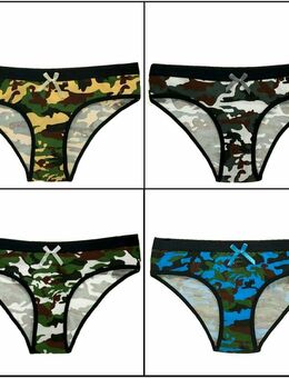 Damen Unterhose Slip Unterwäsche Camouflage Frauen Tarn Unterwäsche S M L XL  12,90 €* - Villingen-Schwenningen