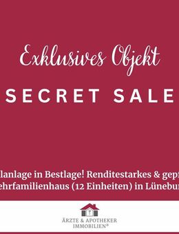 Kapitalanlage in Bestlage! Renditestarkes & gepflegtes Mehrfamilienhaus (12 Einheiten) in Lüneburg! - Lüneburg
