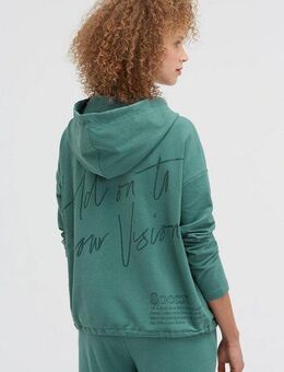 SOCCX Kapuzensweatjacke mit Zugband im Bund