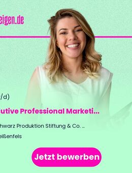 Executive Professional Marketing & Produktmarke & Produktmanagement (w/m/d) - Weißenfels