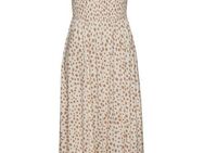 LASCANA Midikleid mit gesmoktem Oberteil und Alloverprint, Sommerkleid