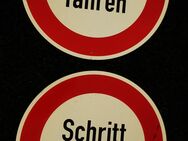 Schild rund "Schritt fahren" - Zülpich