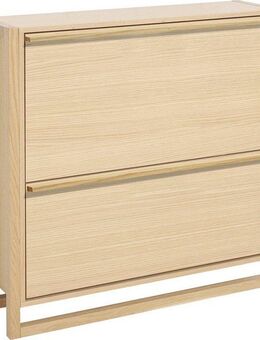 Woodman Schuhkommode NewEst, Breite 100 cm, mit 2 Klappen, Holzfurnier aus Eiche