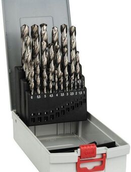 Bosch Professional Bohrersatz ProBox, (Set, 25-tlg), Metallbohrer-Set HSS-G