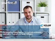 Personalsachbearbeiter Entgeltabrechnung / Specialist Payroll (m/w/d) Teilzeit - Elchingen