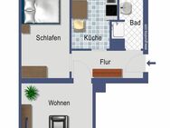 Lindenau I Küche mit Einbauküche I Bad mit Dusche I 2 Zimmer - Leipzig