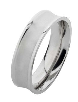 Herrenring Edelstahl HE066 mit Innengravur - Aholming
