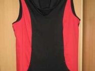 Kleid, Jersey-Shirtkleid, Gr.42/M, schwarz-rot - Essen