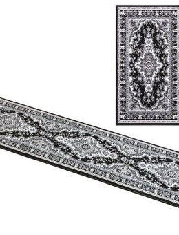 my home Bettumrandung Oriental, Made in Belgium, Höhe 7 mm, (1-tlg), Läufer-Set, Kurzflor, Orient-Optik, mit Bordüre, pflegeleicht, elegant